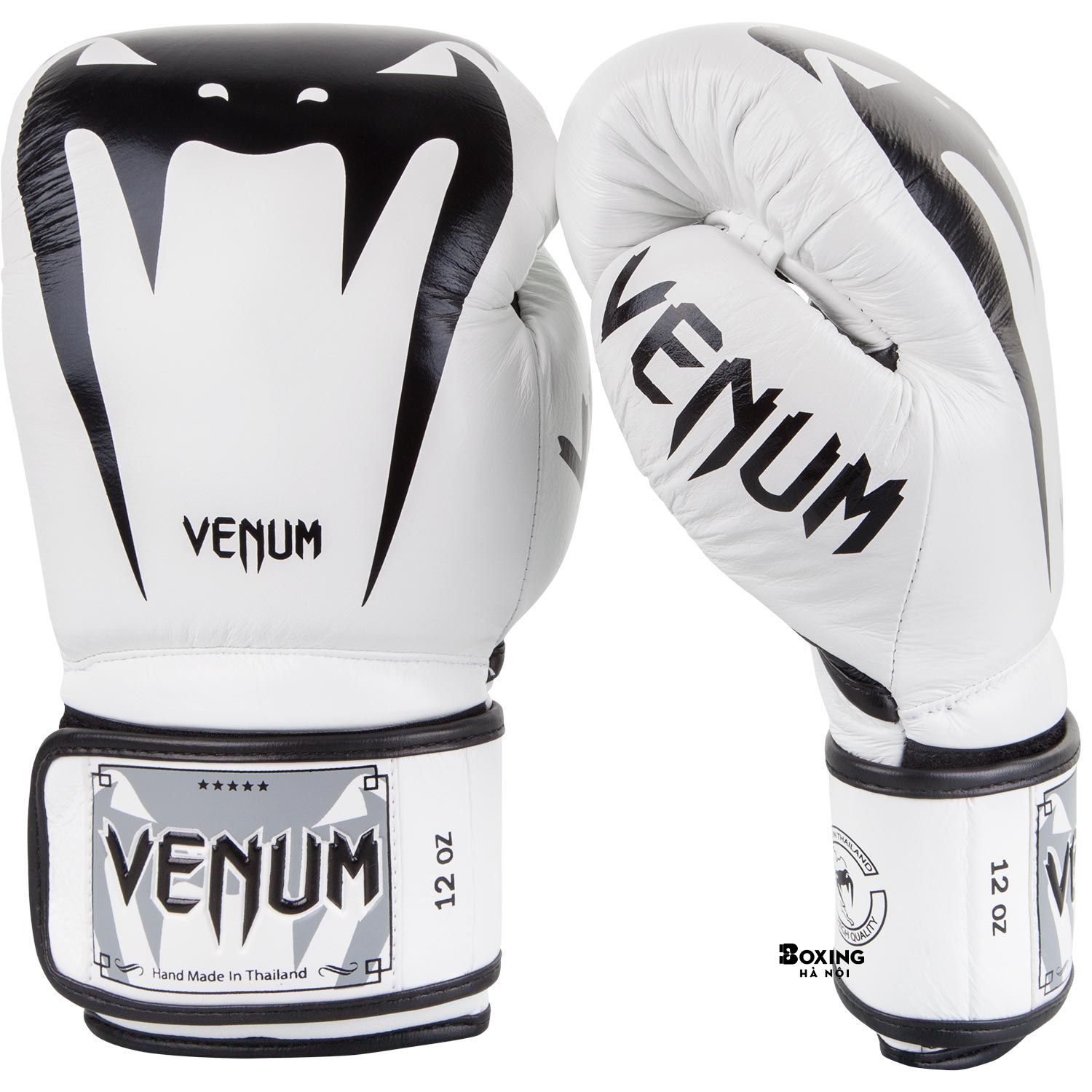 GĂNG TAY BOXING VENUM GIANT 3.0 - DA NAPPA - TRẮNG