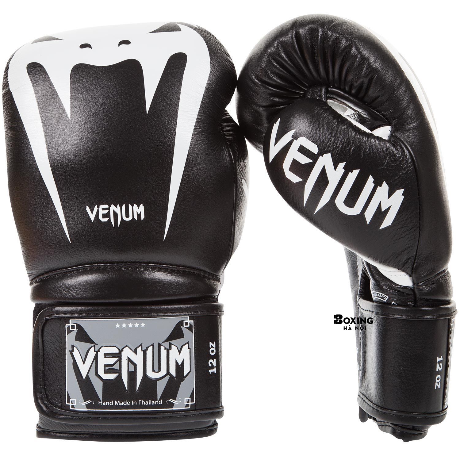 GĂNG TAY BOXING VENUM GIANT 3.0 - DA NAPPA - ĐEN/TRẮNG