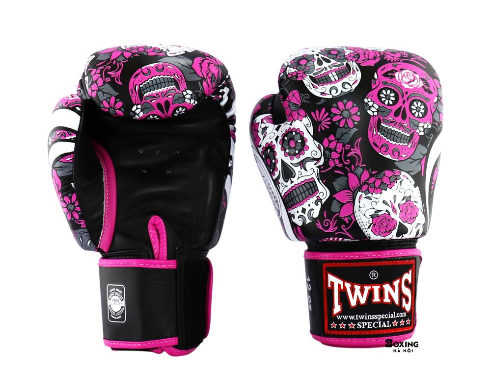 GĂNG TAY BOXING TWINS SKULL & FLOWER