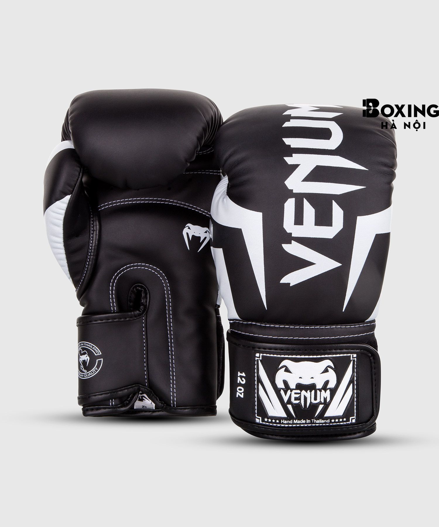 GĂNG TAY BOXING VENUM ELITE - ĐEN / TRẮNG