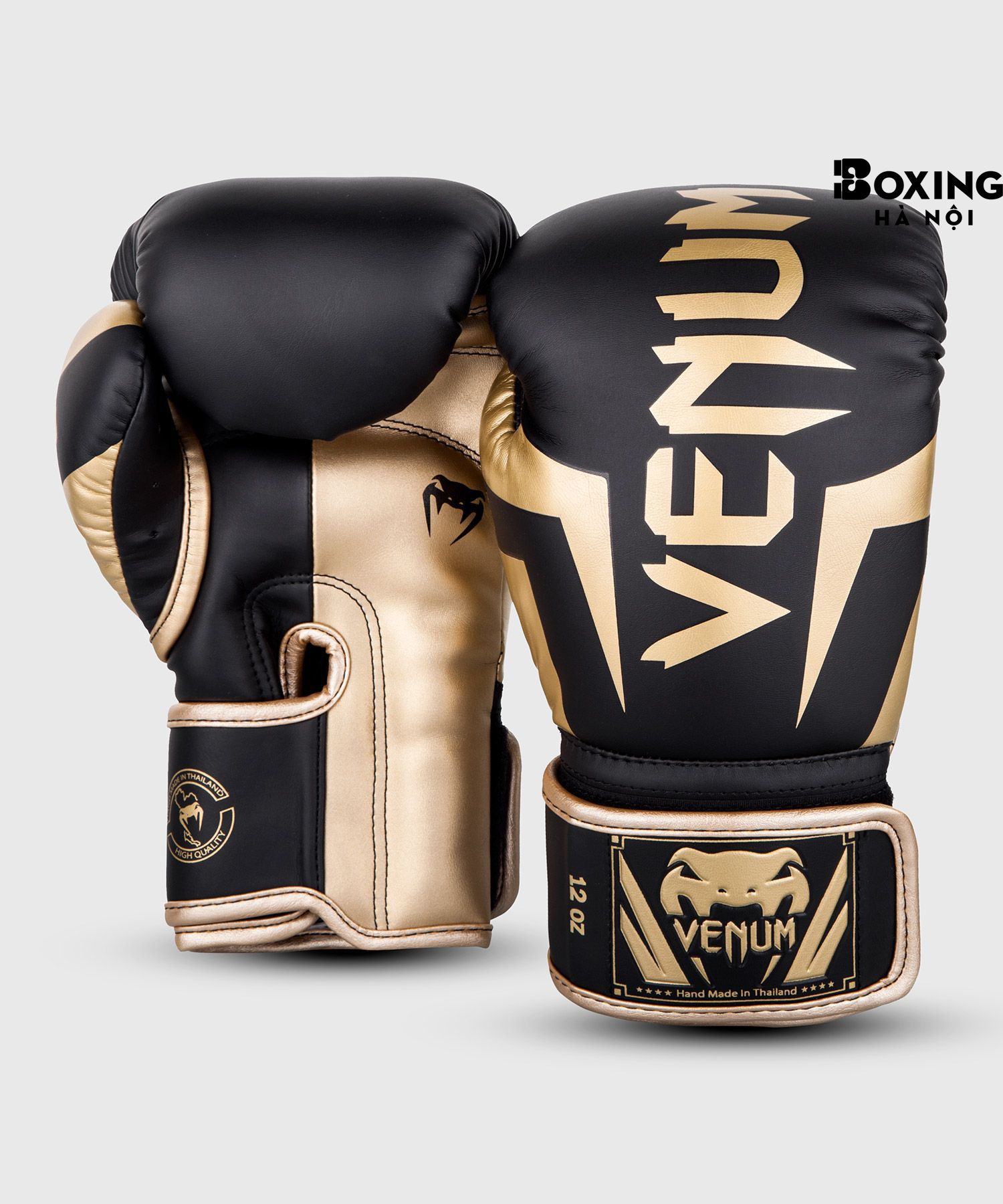 GĂNG TAY BOXING VENUM ELITE - ĐEN / VÀNG