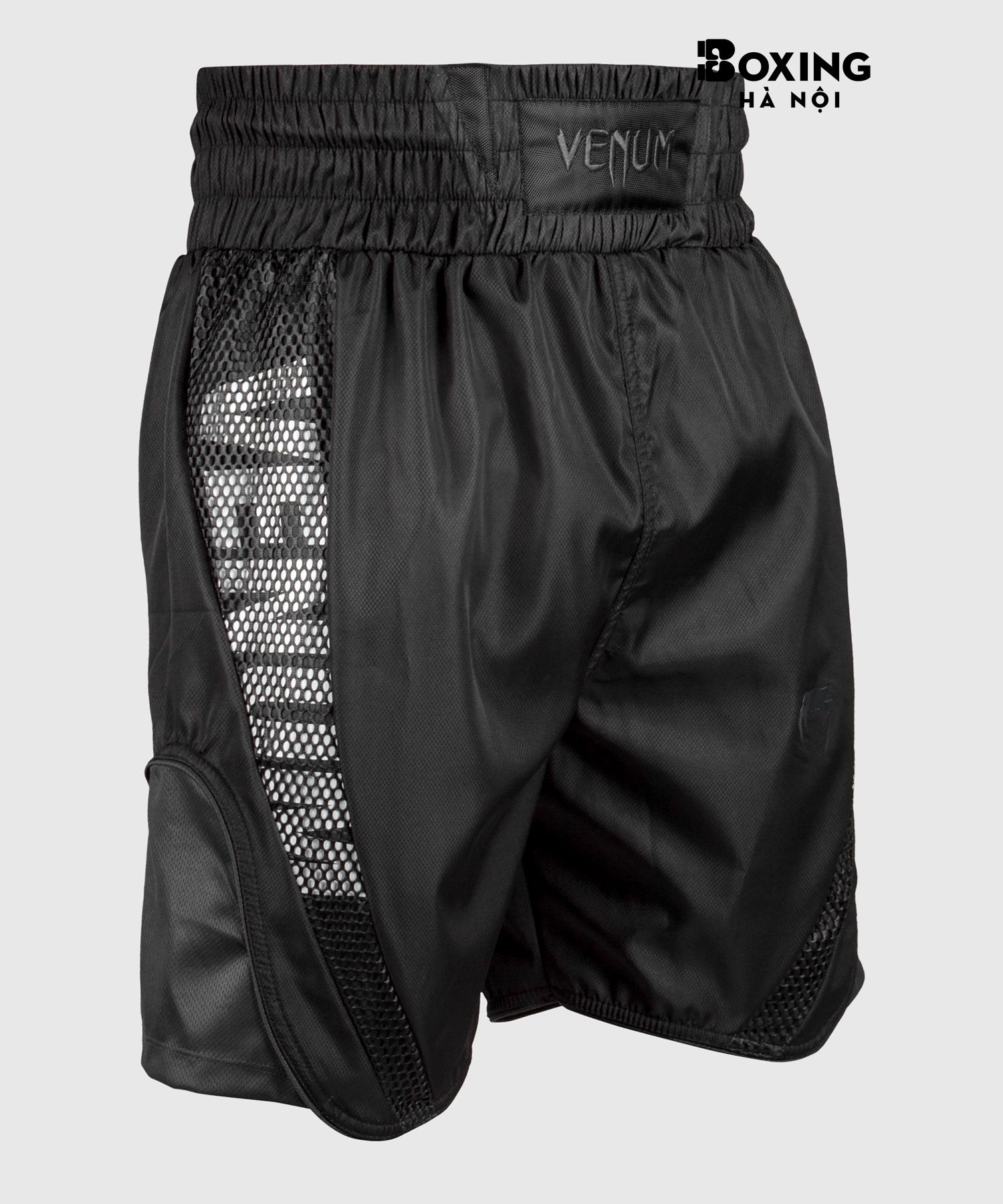 QUẦN BOXING VENUM ELITE - ĐEN / ĐEN