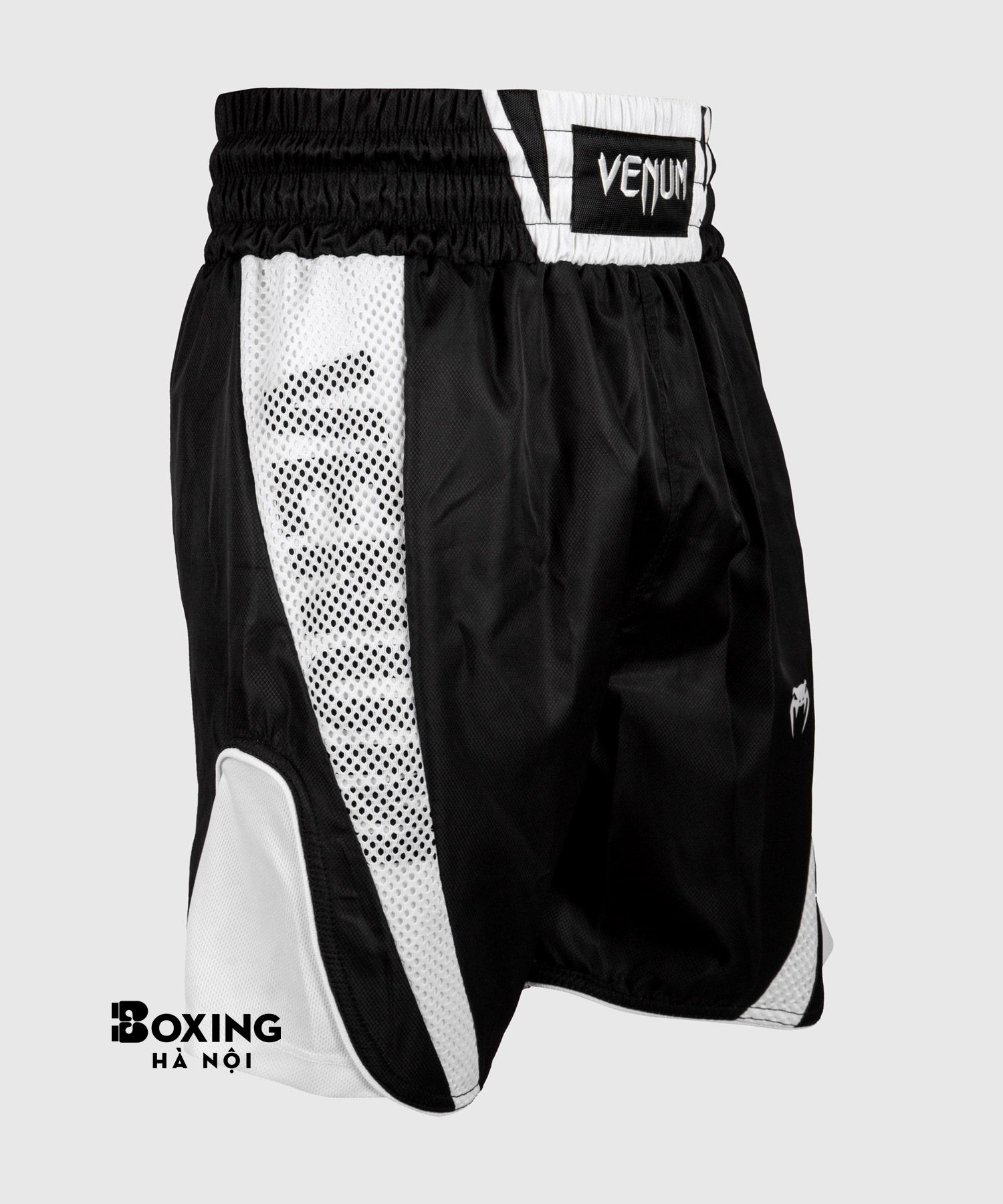 QUẦN BOXING VENUM ELITE - ĐEN / TRẮNG