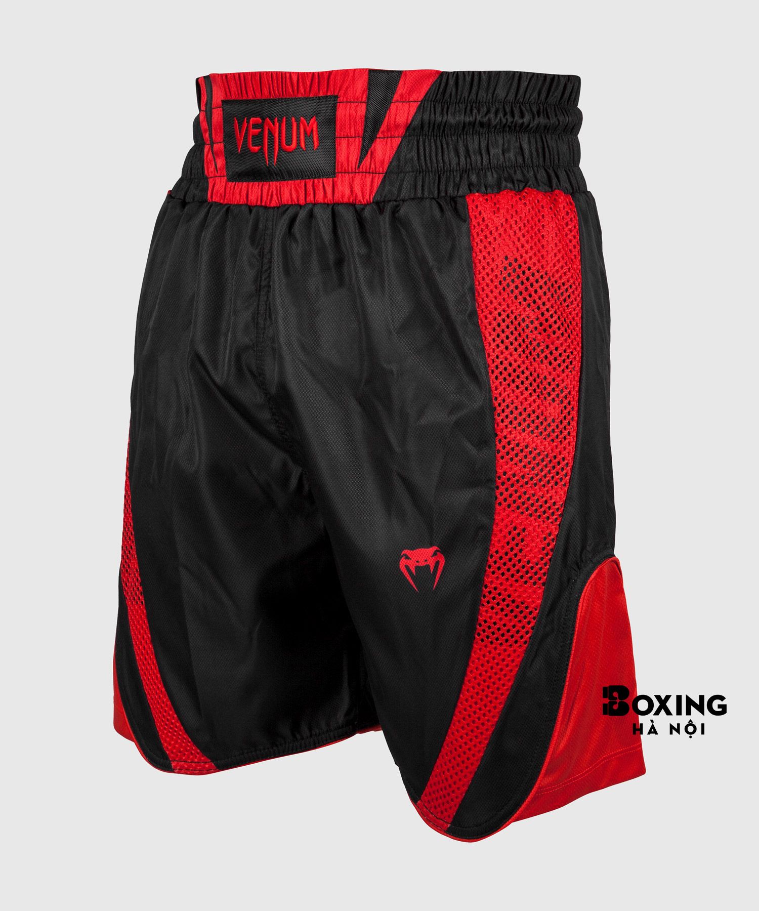 QUẦN BOXING VENUM ELITE - ĐEN / ĐỎ