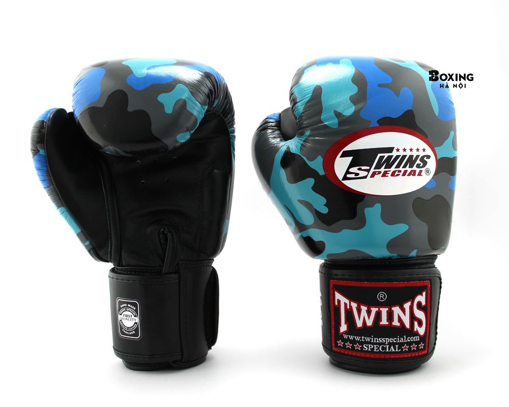 GĂNG TAY BOXING TWINS SPECIAL RẰN RI XANH NƯỚC BIỂN