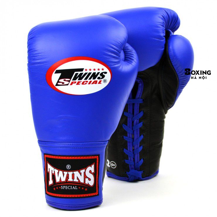 GĂNG TAY BOXING TWINS BUỘC DÂY XANH