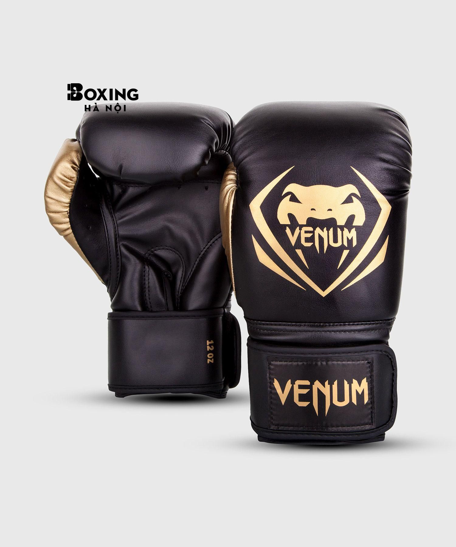 GĂNG TAY BOXING VENUM CONTENDER - ĐEN / VÀNG