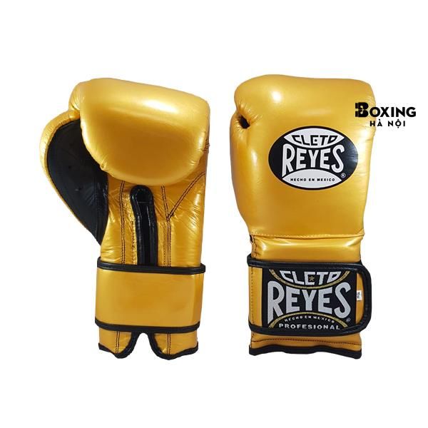 GĂNG TAY BOXING CLETO REYES HOOK AND LOOP - GOLD