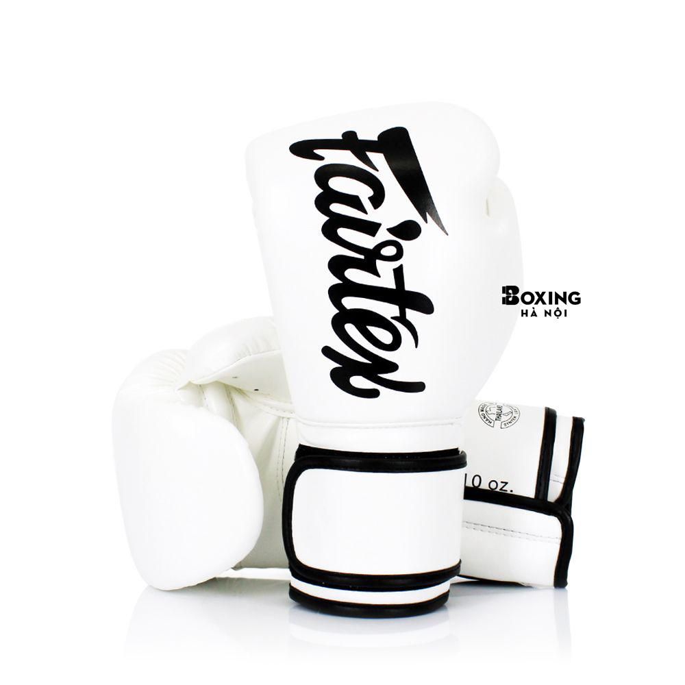 GĂNG TAY BOXING FAIRTEX MICROFIBER TRẮNG