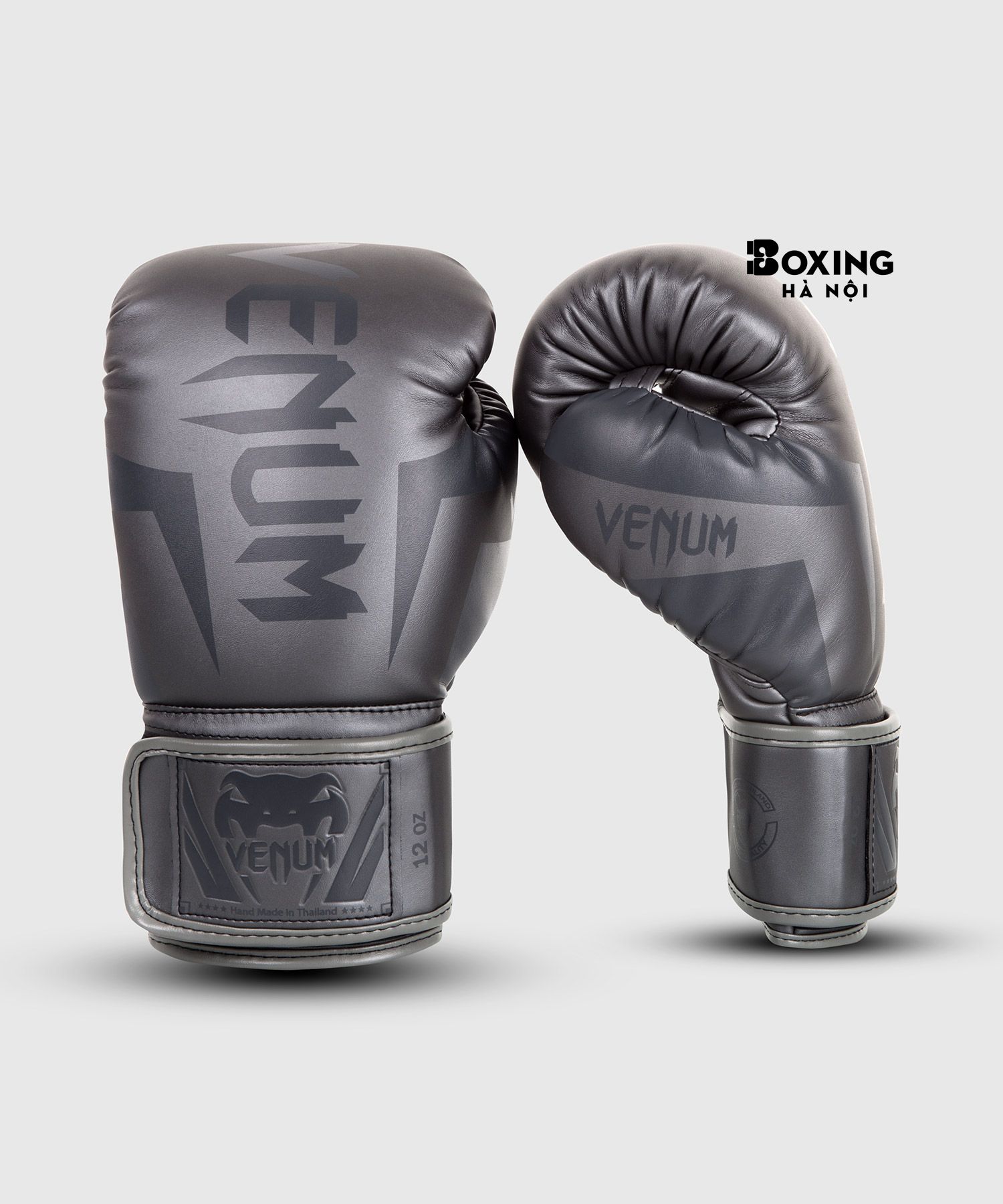 GĂNG TAY BOXING VENUM ELITE - XÁM / XÁM