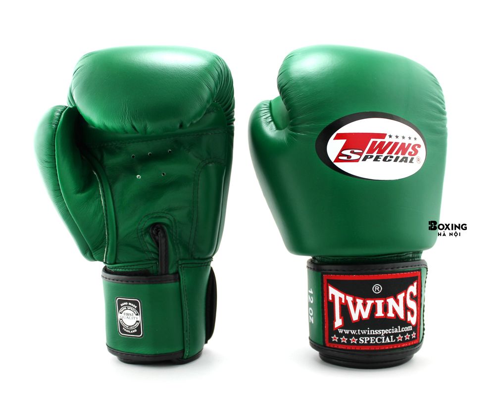 GĂNG TAY BOXING TWINS XANH LÁ ĐẬM / XANH LÁ ĐẬM