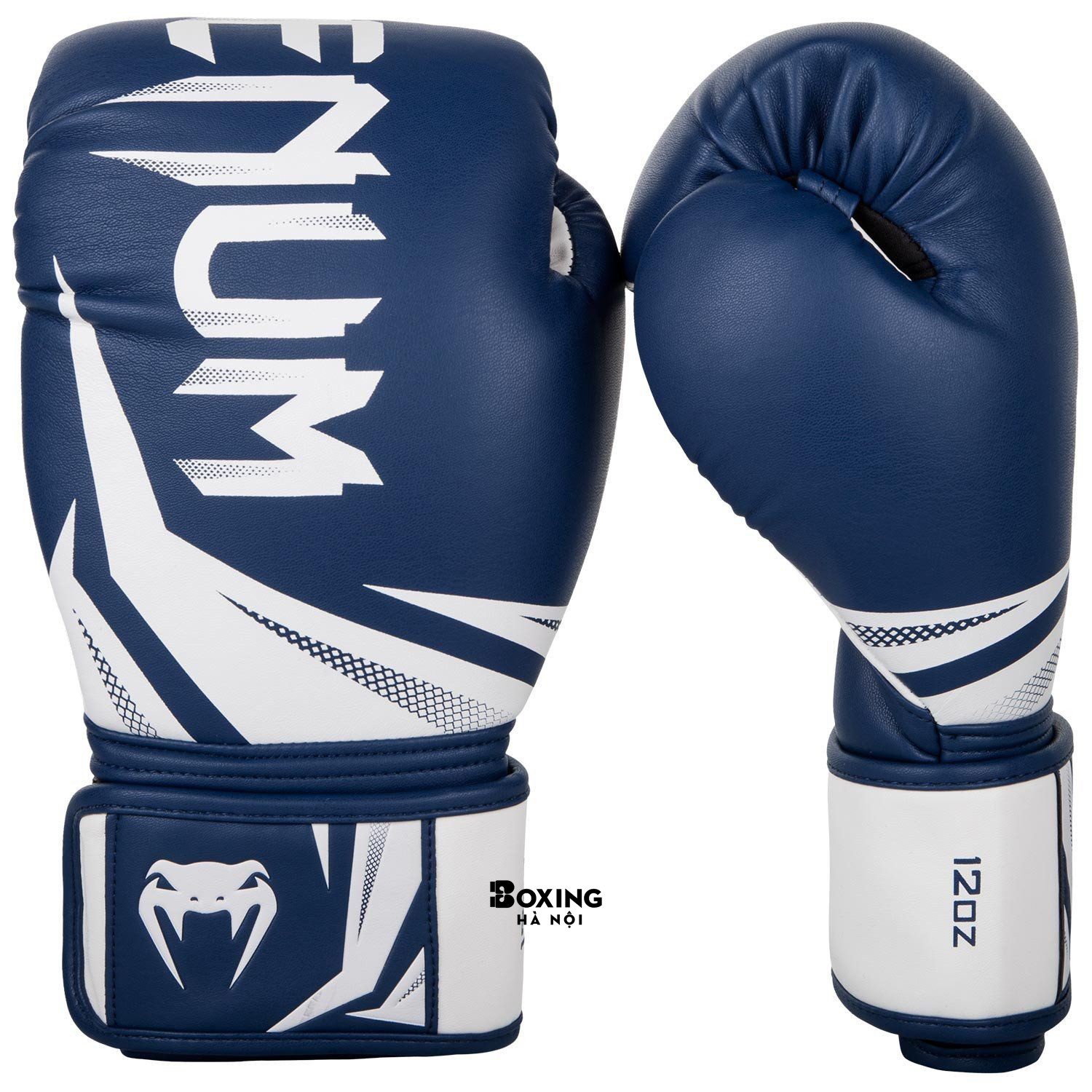 GĂNG TAY BOXING VENUM CHALLENGER 3.0 - XANH NAVY / TRẮNG