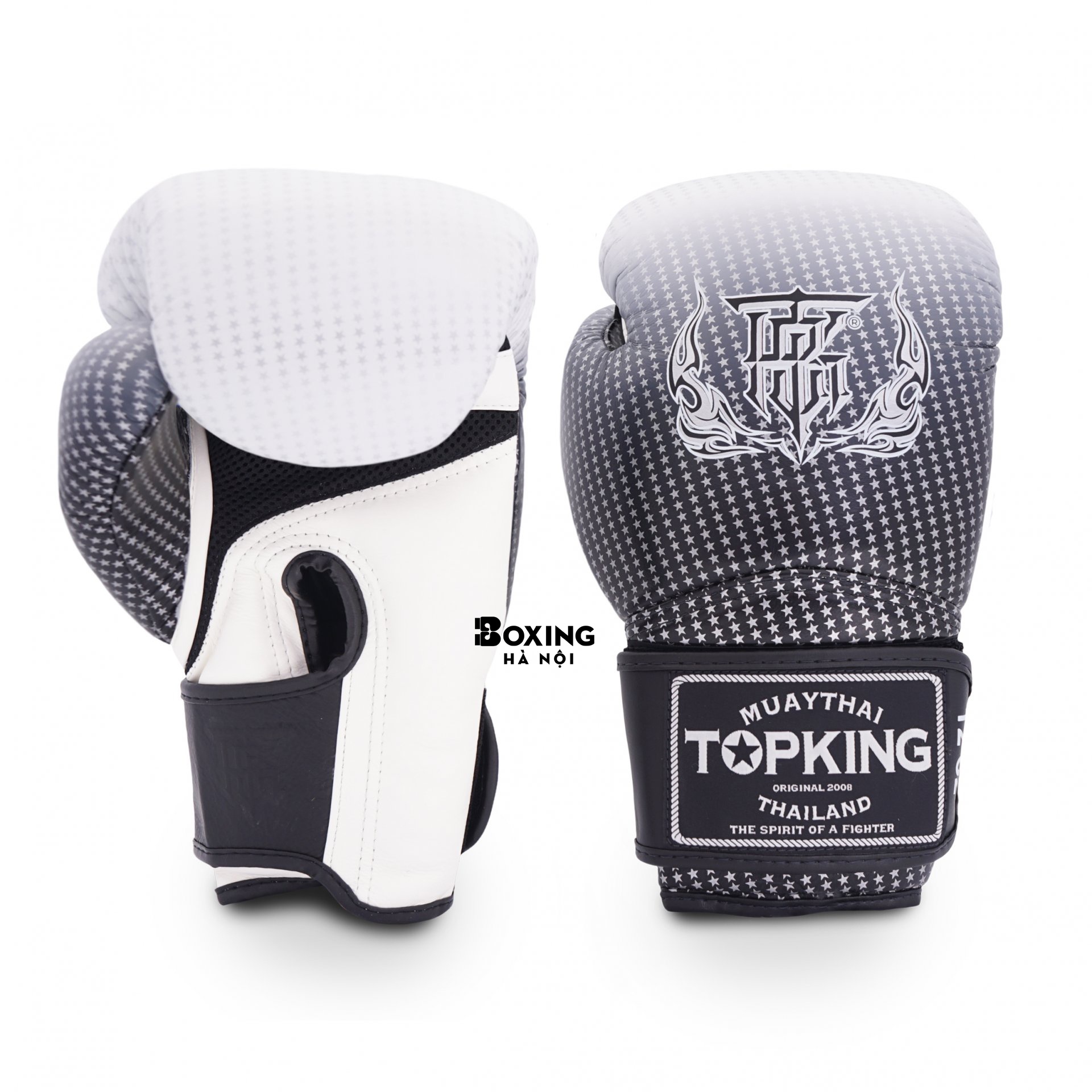 GĂNG TAY BOXING TOPKING SUPER AIR STAR TRẮNG