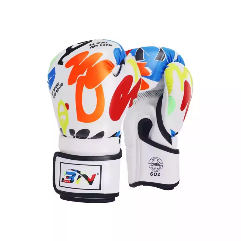 GĂNG TAY BOXING BN TRẺ EM MÀU SẮC - TRẮNG