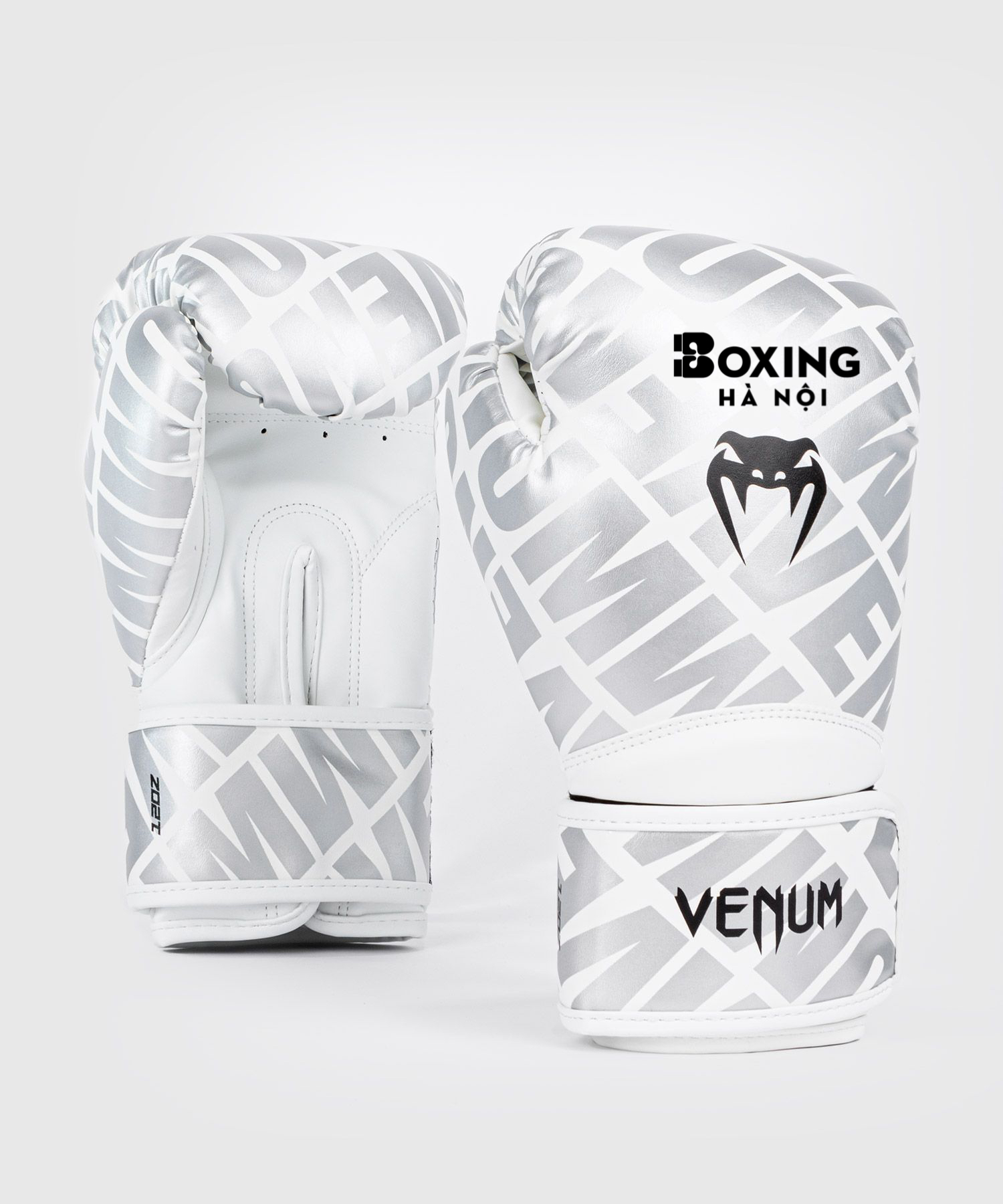 GĂNG TAY BOXING VENUM CONTENDER 1.5 - TRẮNG/BẠC