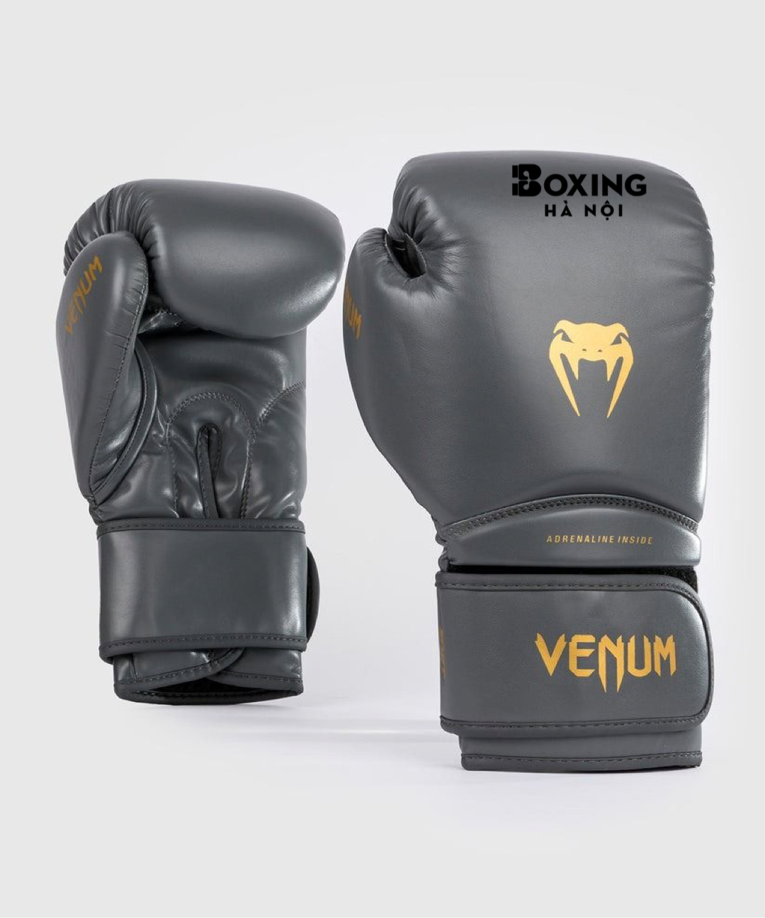 GĂNG TAY ĐẤM BỐC VENUM CONTENDER 1.5 - XÁM/VÀNG