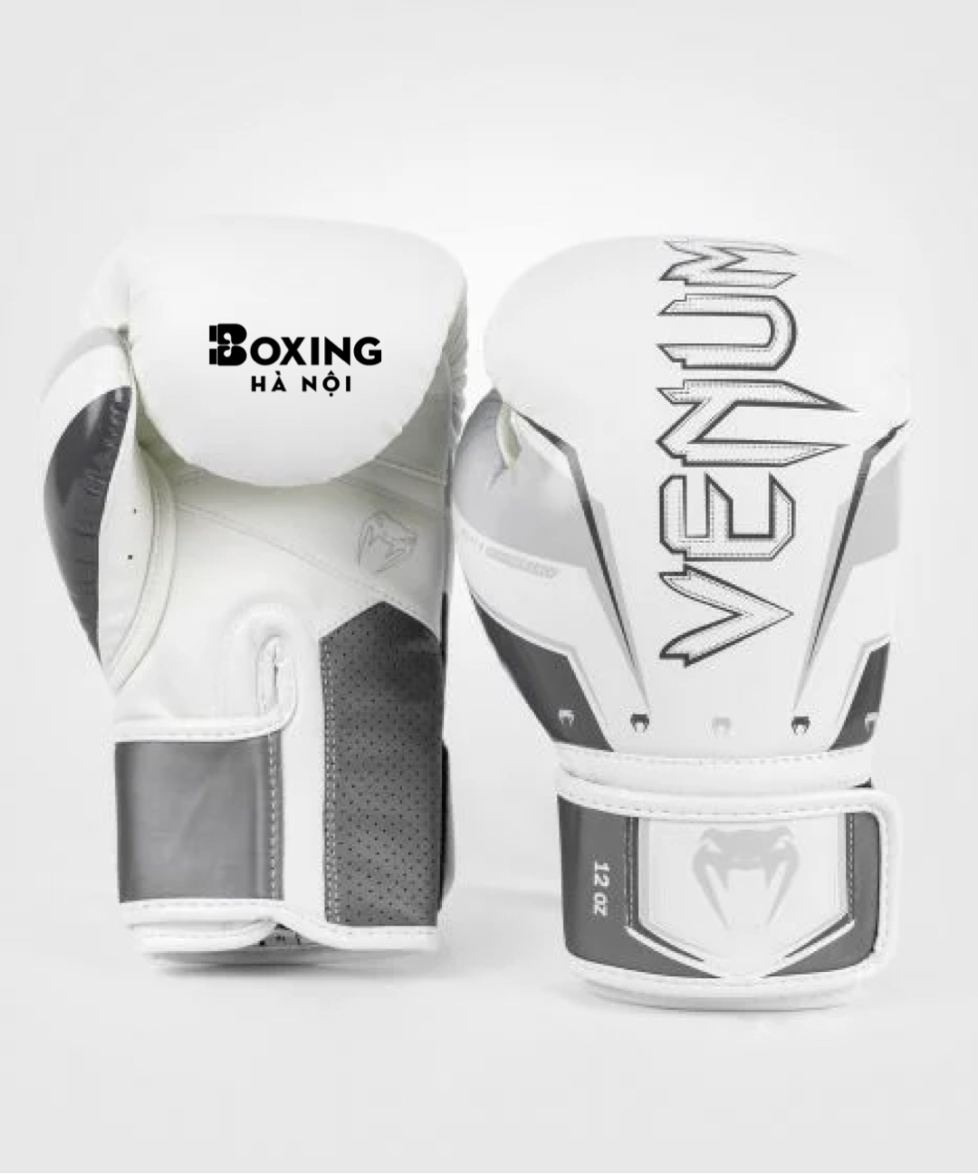 GĂNG TAY BOXING VENUM ELITE EVO - TRẮNG/XÁM