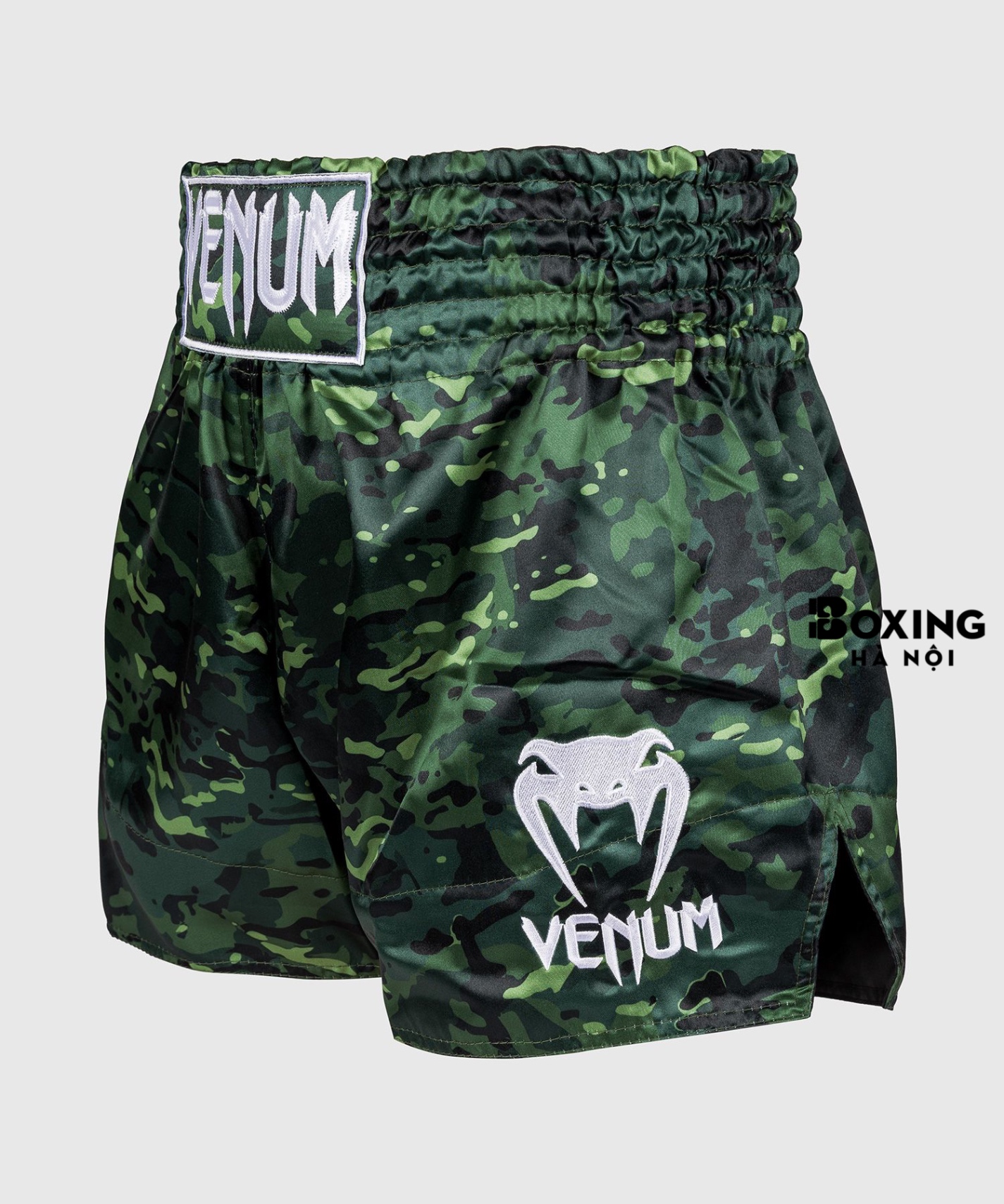 QUẦN MUAY THÁI VENUM FOREST CAMO - XANH LÁ