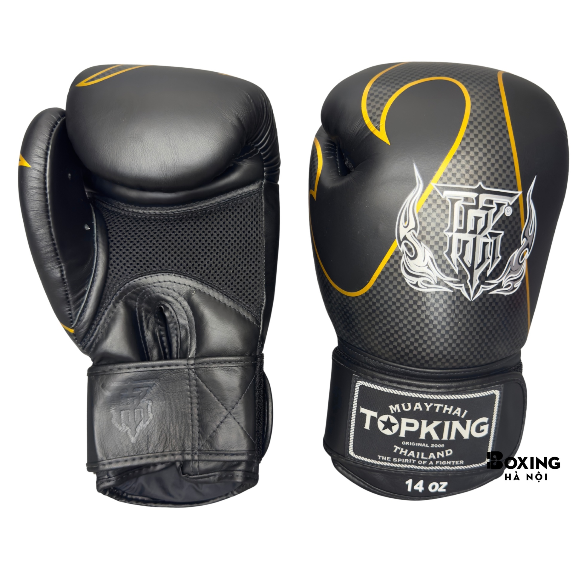 GĂNG TAY BOXING TOPKING EMPOWER CREATIVITY 1 BLACK/SILVER
