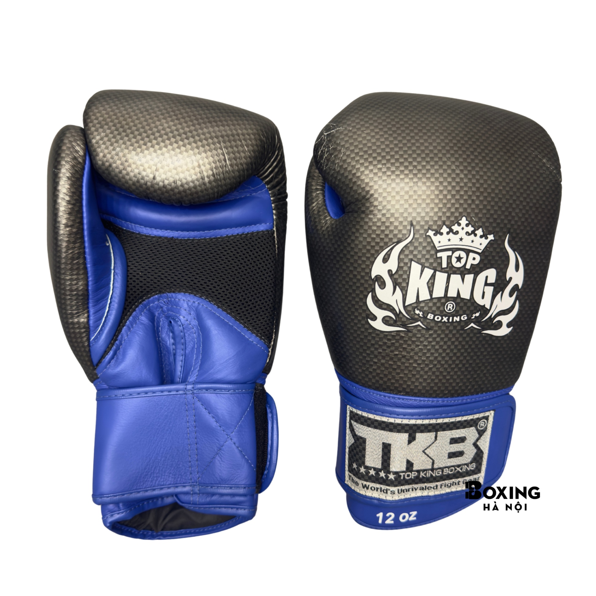 GĂNG TAY BOXING TOPKING EMPOWER BLACK/GRAY/BLUE