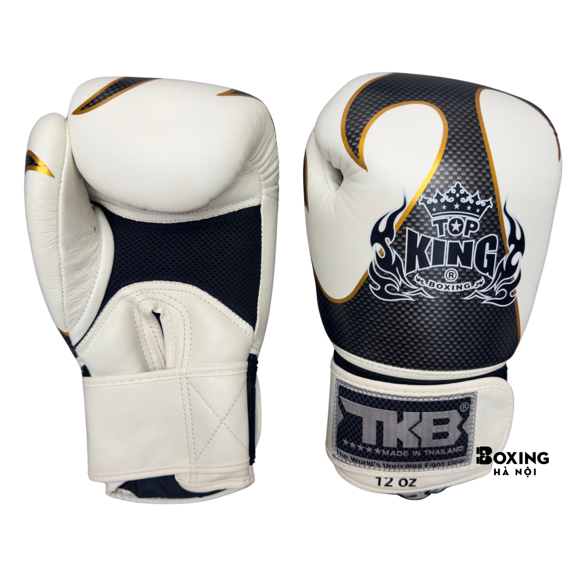 GĂNG TAY BOXING TOPKING EMPOWER CREATIVITY 1 WHITE/SILVER