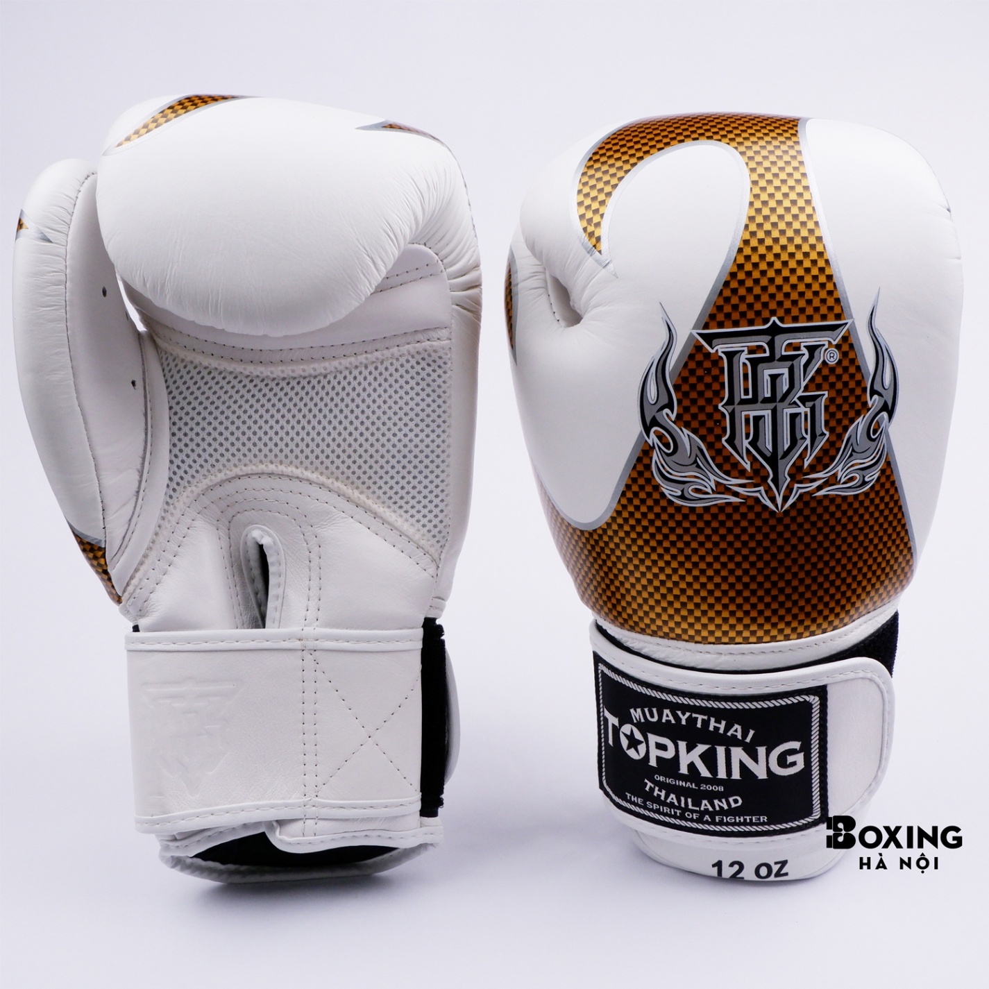 GĂNG TAY BOXING TOPKING EMPOWER CREATIVITY 1 WHITE/GOLD