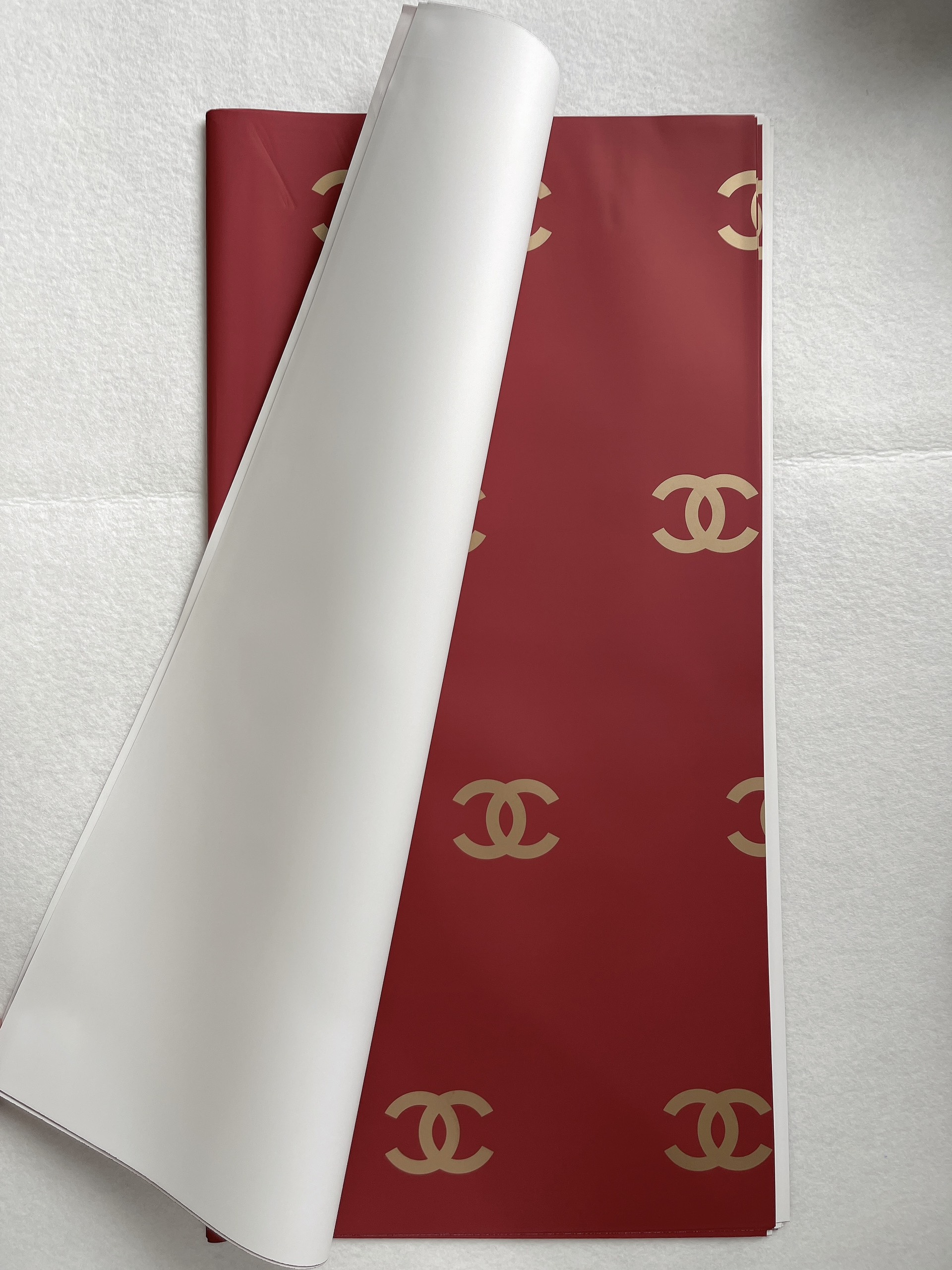 GIẤY GÓI HOA 2 MẶT LOGO CHANEL