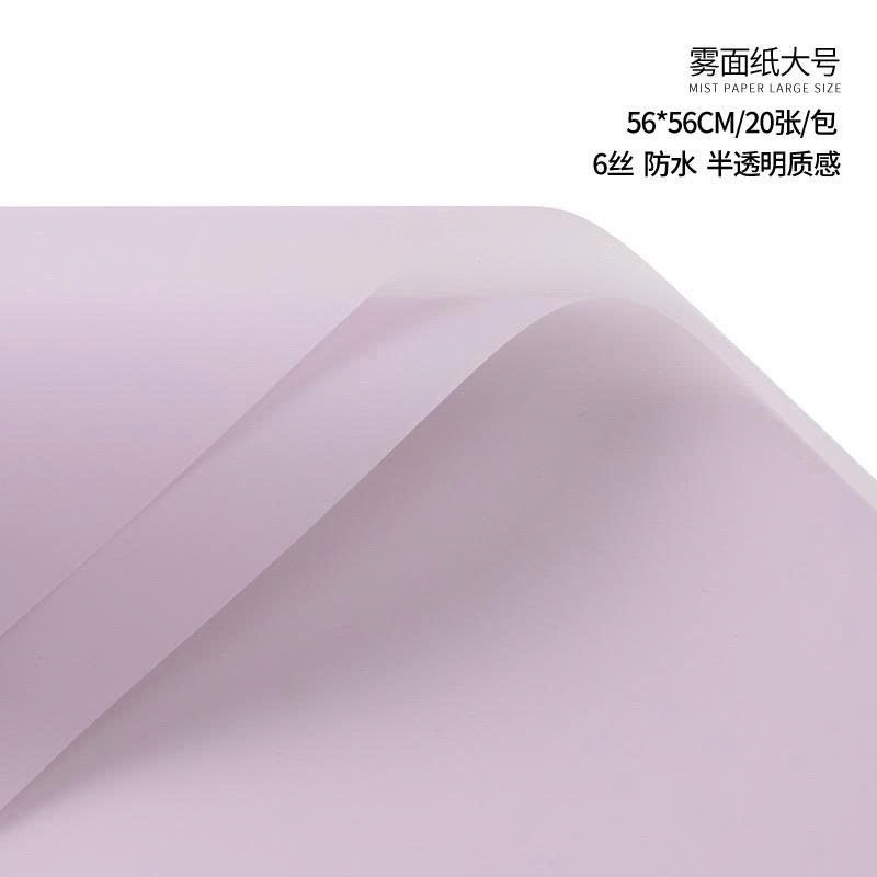 GIẤY GÓI HOA BÓNG MỜ 1 MẶT