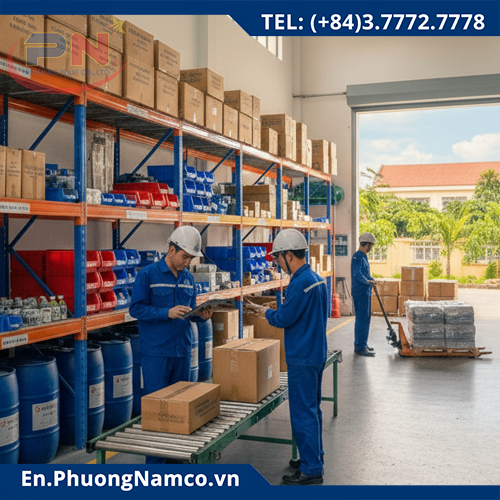Optimal Solution for Providing Consumables for Industrial Parks