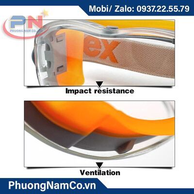 UVEX Chemical resistant Anti-fog Safe Goggle Anti-scratch Glass safe Lens UV Protection