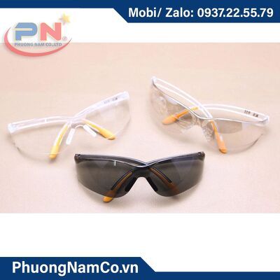 Safety Glasses with Anti-Fog/Anti-Scratch Coating, Clear Impact Resistant Lens, Ligthweight Goggles, Black Temple, UV Protection KS-911