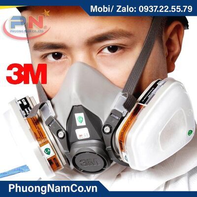 3M Half Facepiece Reusable Respirator 6200, Respiratory Protection