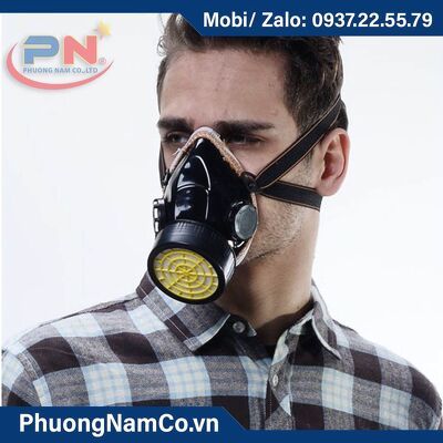 NP305 Respirator Mask,Half Facepiece Gas Mask Reusable Professional Breathing Protection Against Dust,Chemicals,Pesticide and Organic Vapors, Perfect for Painters and DIY Project