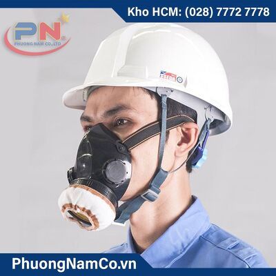 BB305 Rubber Respirator Style Mask For Industrial, Chemical Handling, Painting, Welding, Prepping, Emergency Preparedness