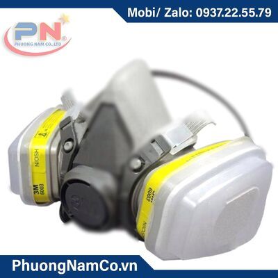 3M Respirator Cartridge 6003CN, 1 Pair, Helps Protect Against Organic Vapors, Acid Gases, Ammonia, Methylamine or Formaldehyde