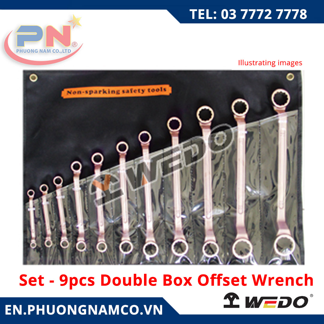 Set - 9pcs Double Box Offset Wrench