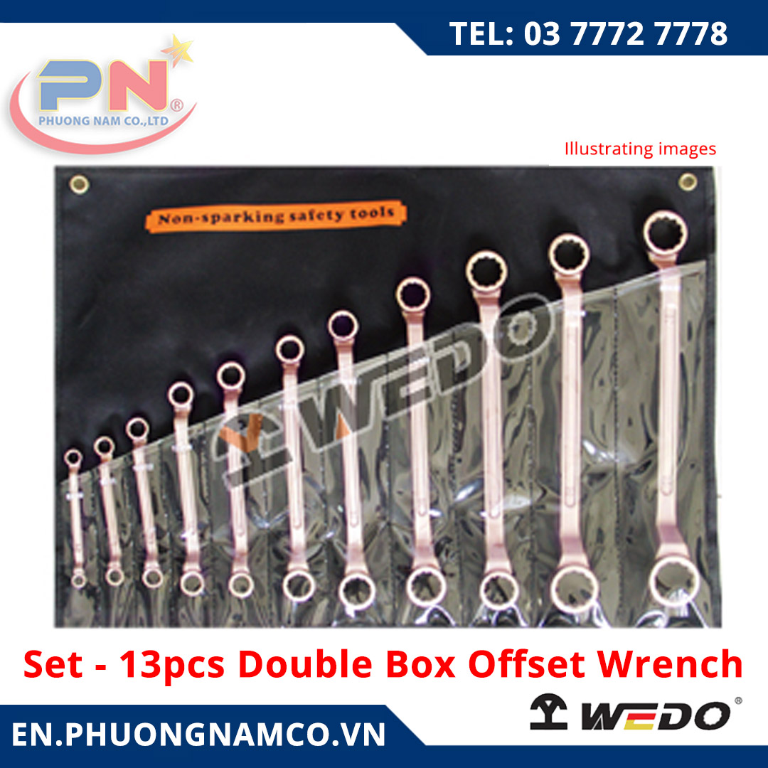 Set - 13pcs Double Box Offset Wrench