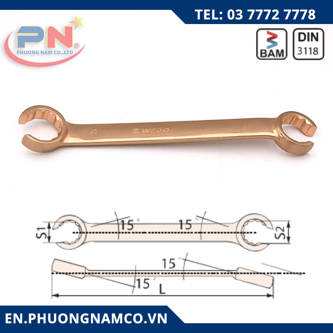 Flare Nut Open Ring Wrenches