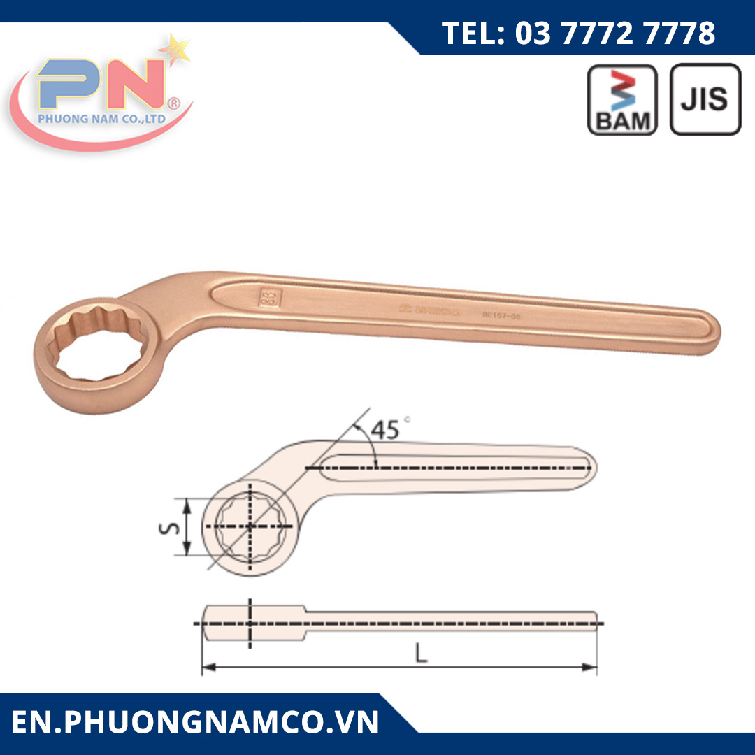 Single Bent Box Wrench