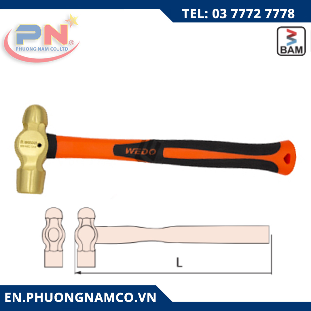 Ball Pein Brass Hammer BR2105A