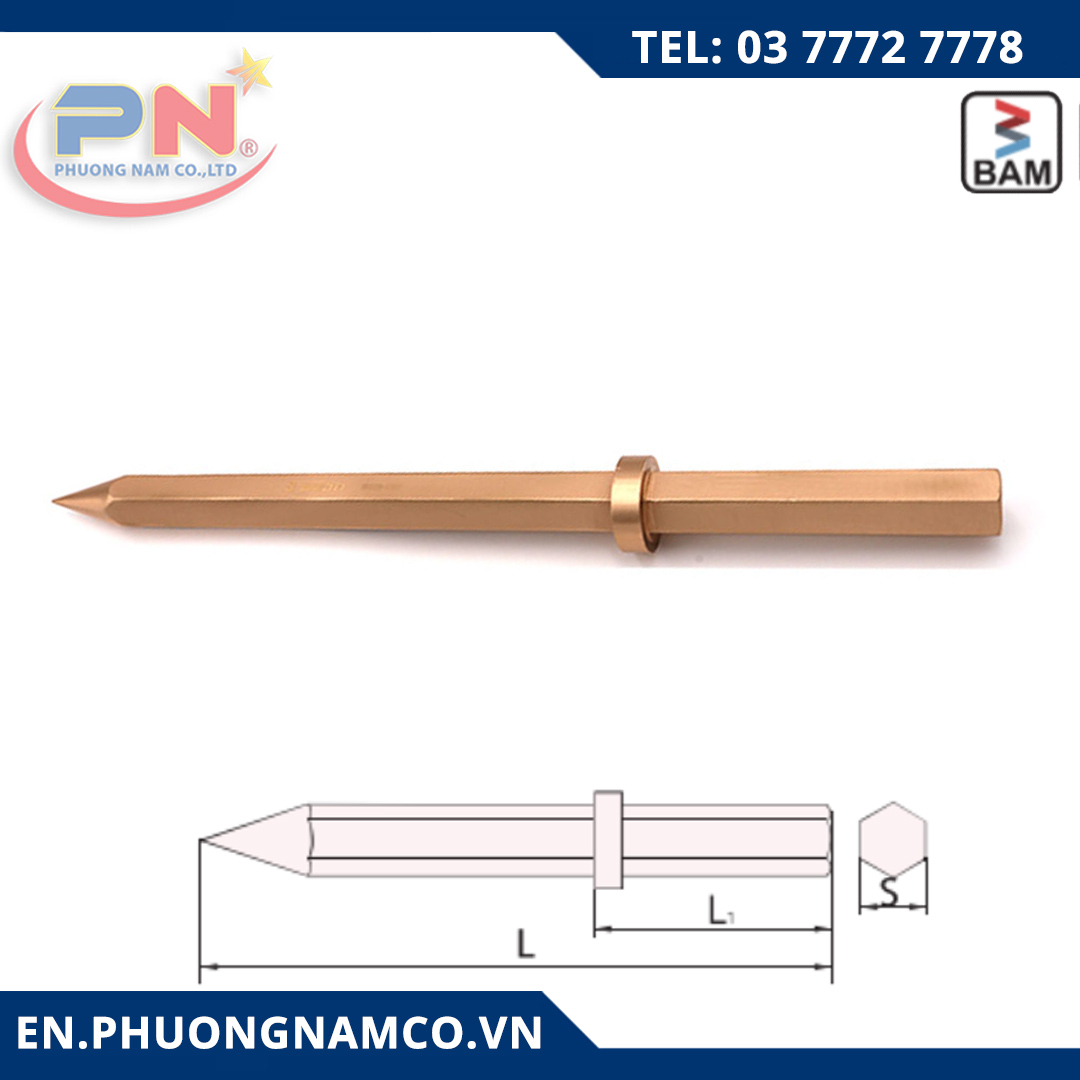 Pneumatic Bull Point Chisel