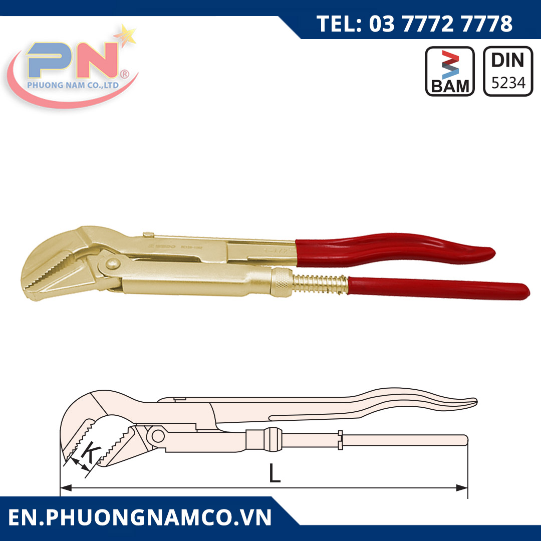 Swedish Type 45° Wrench AL128