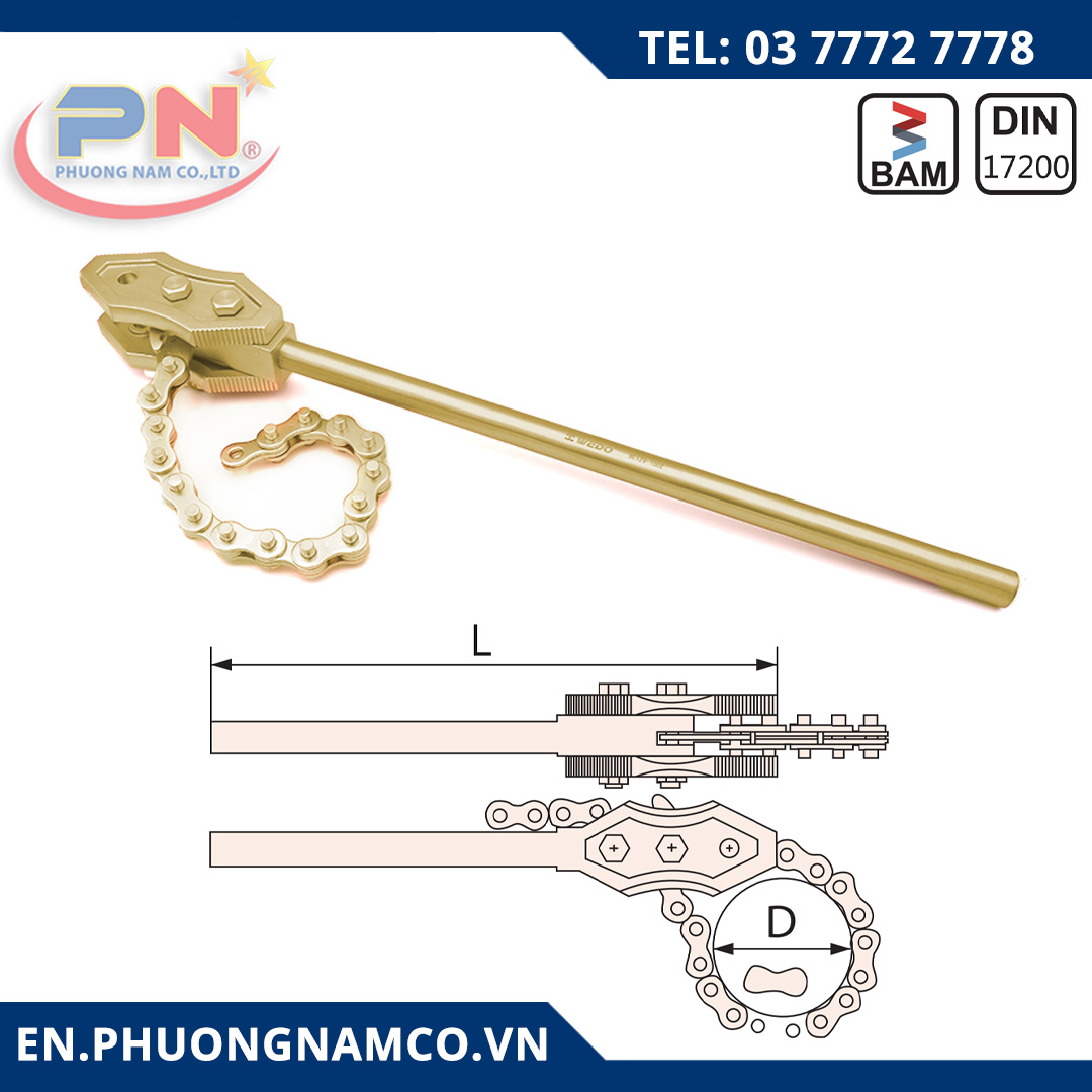 Chain Pipe Wrench AL129