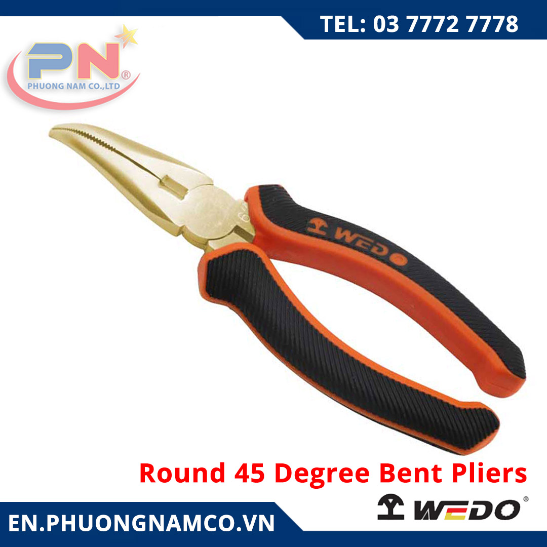 Round 45 Degree Bent Pliers AL255A