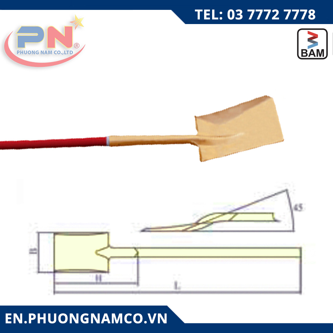 Square Shovel ( Euro Type ) AL198B