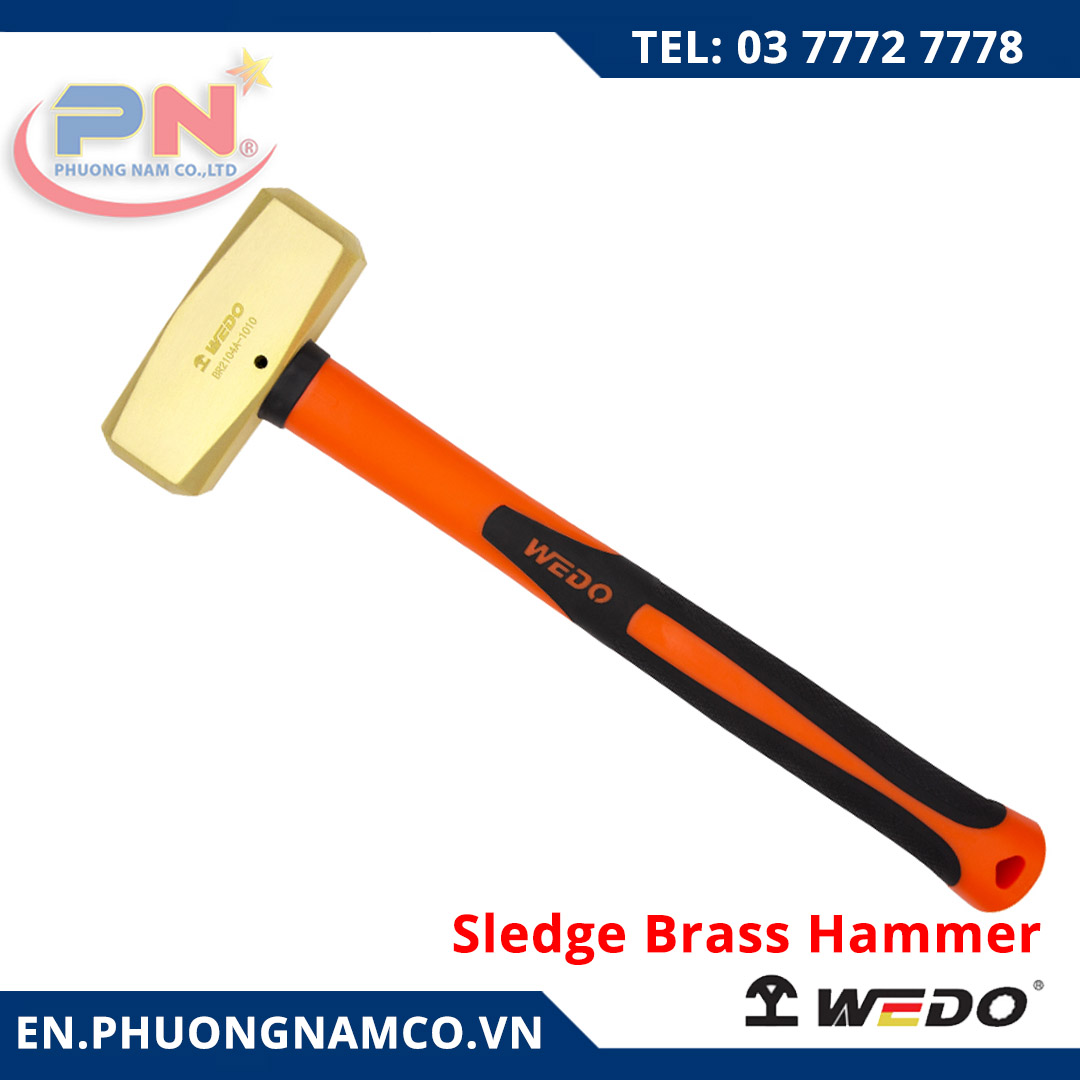 Sledge Brass Hammer ( German Type ) BR2104A