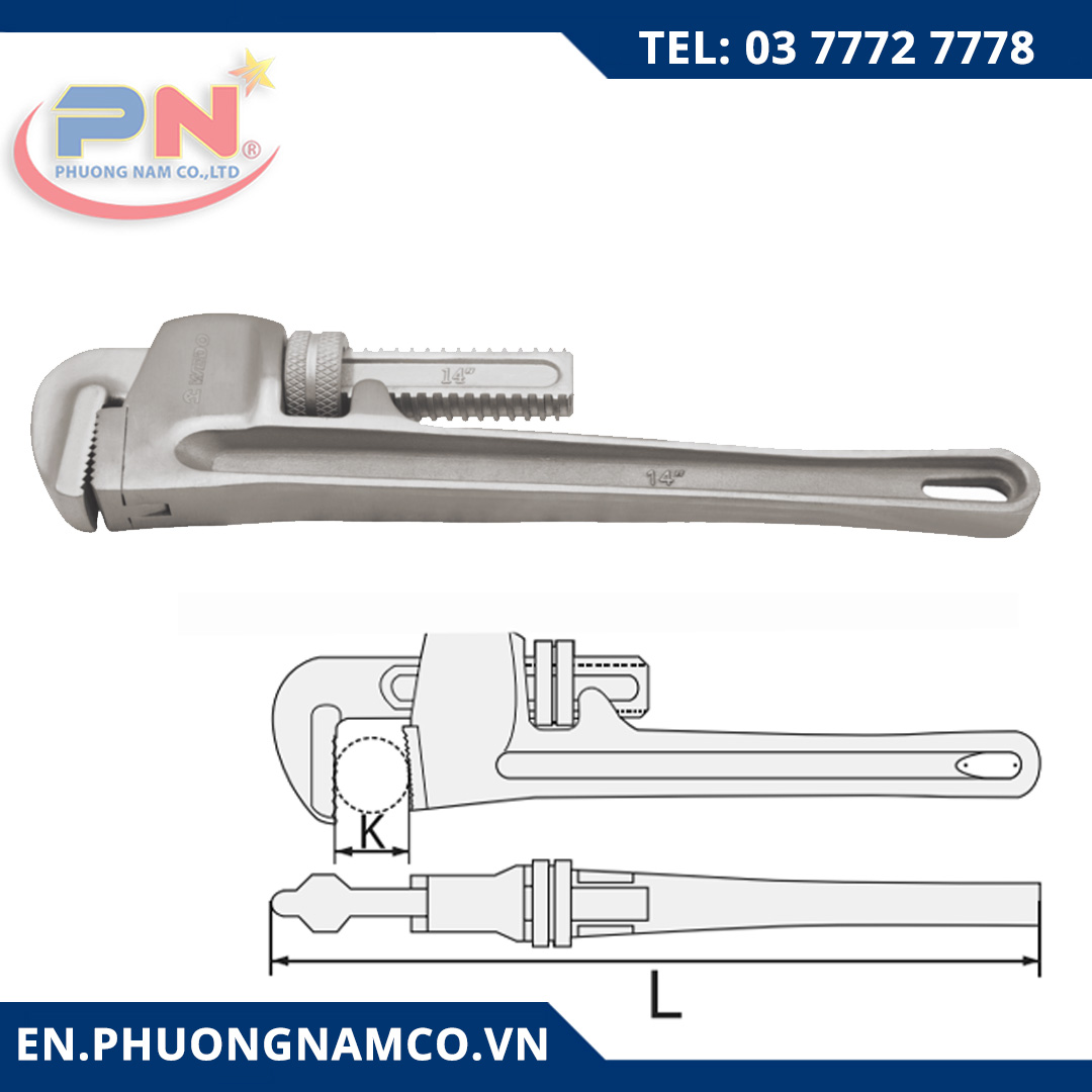 Pipe Wrench ( American Type ) TT5102