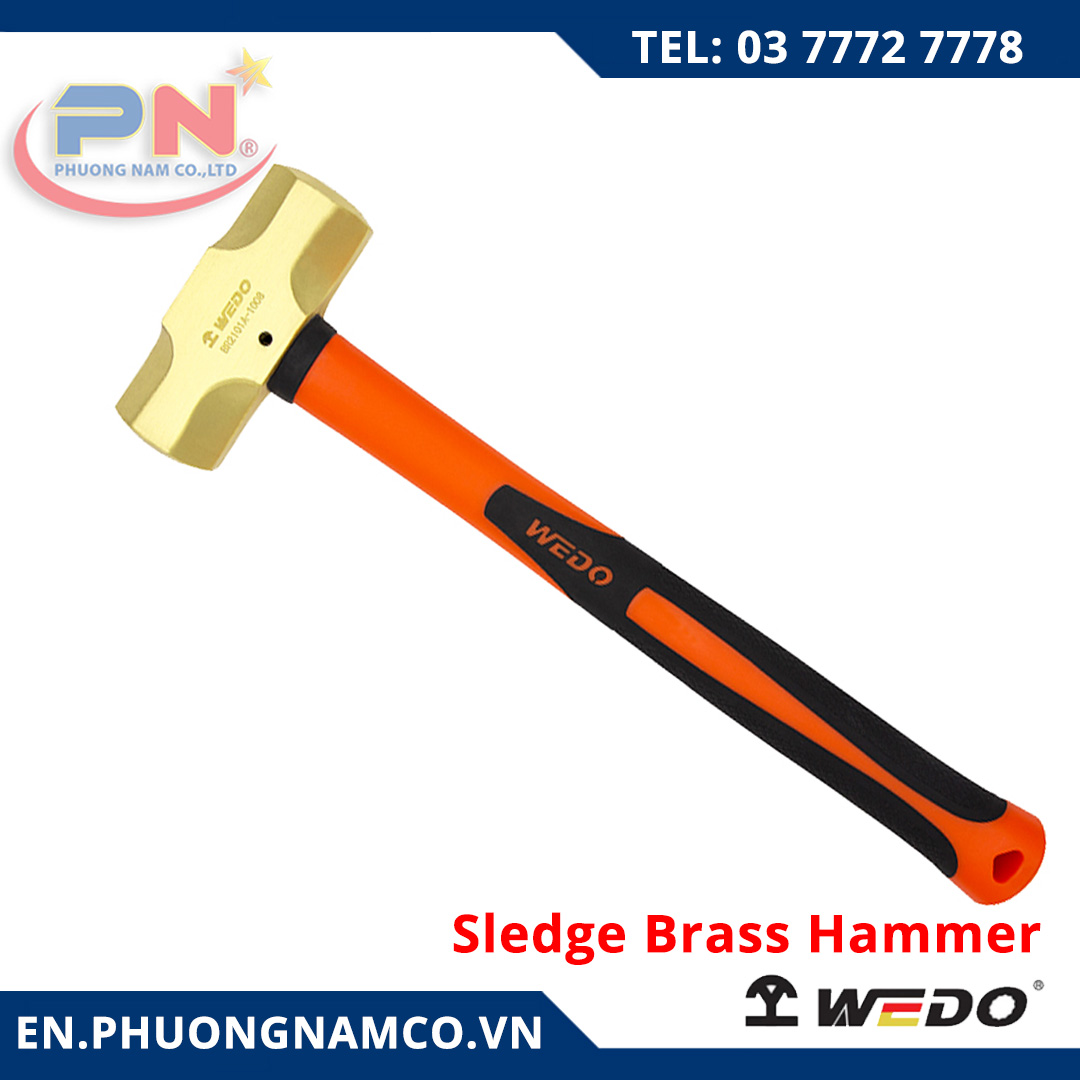 Sledge Brass Hammer ( German Type ) BR2104B-1002