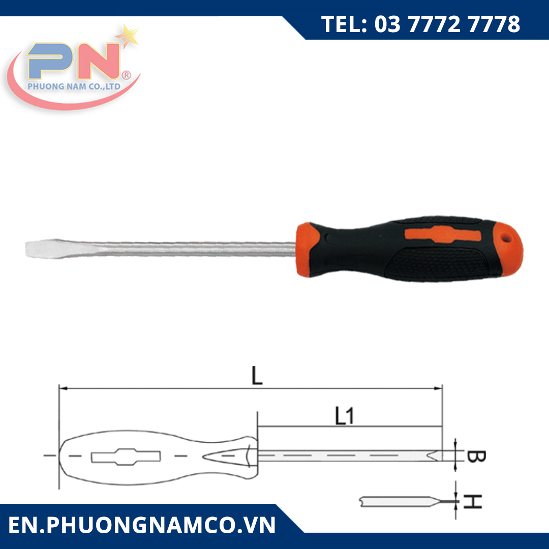 Stainless Slotted Screwdriver ST8201