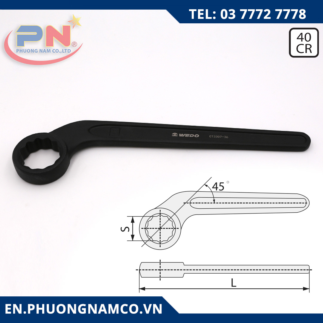 Single Bent Box Wrench CT3307